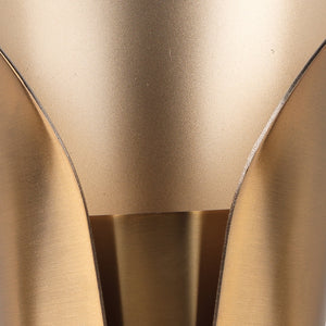 Two-Tone Capsule Wall Sconce – Brass & Champagne