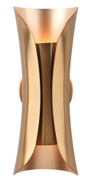 Two-Tone Capsule Wall Sconce – Brass & Champagne