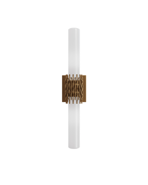 Brietta Brass Bath Wall Sconce