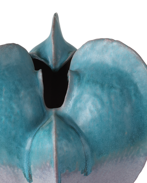Free-Form Blue Vase