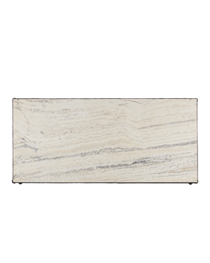 Agora White Travertine Cocktail Table