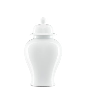 Imperial White Ginger Jar