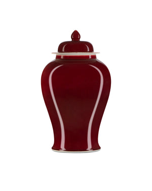 Oxblood Large Temple Jar
