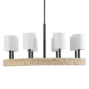 Uttermost Faiyam 8 Light Rattan Chandelier