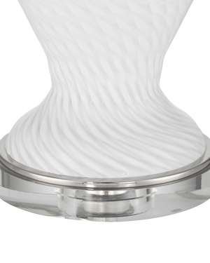 Zeta White Table Lamp
