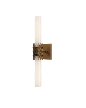 Brietta Brass Bath Wall Sconce