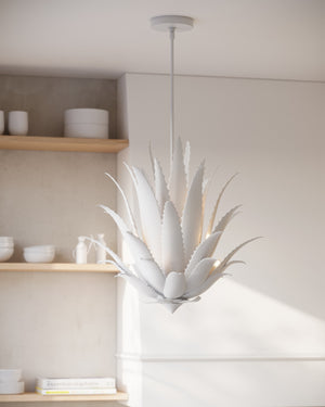 Agave White Chandelier