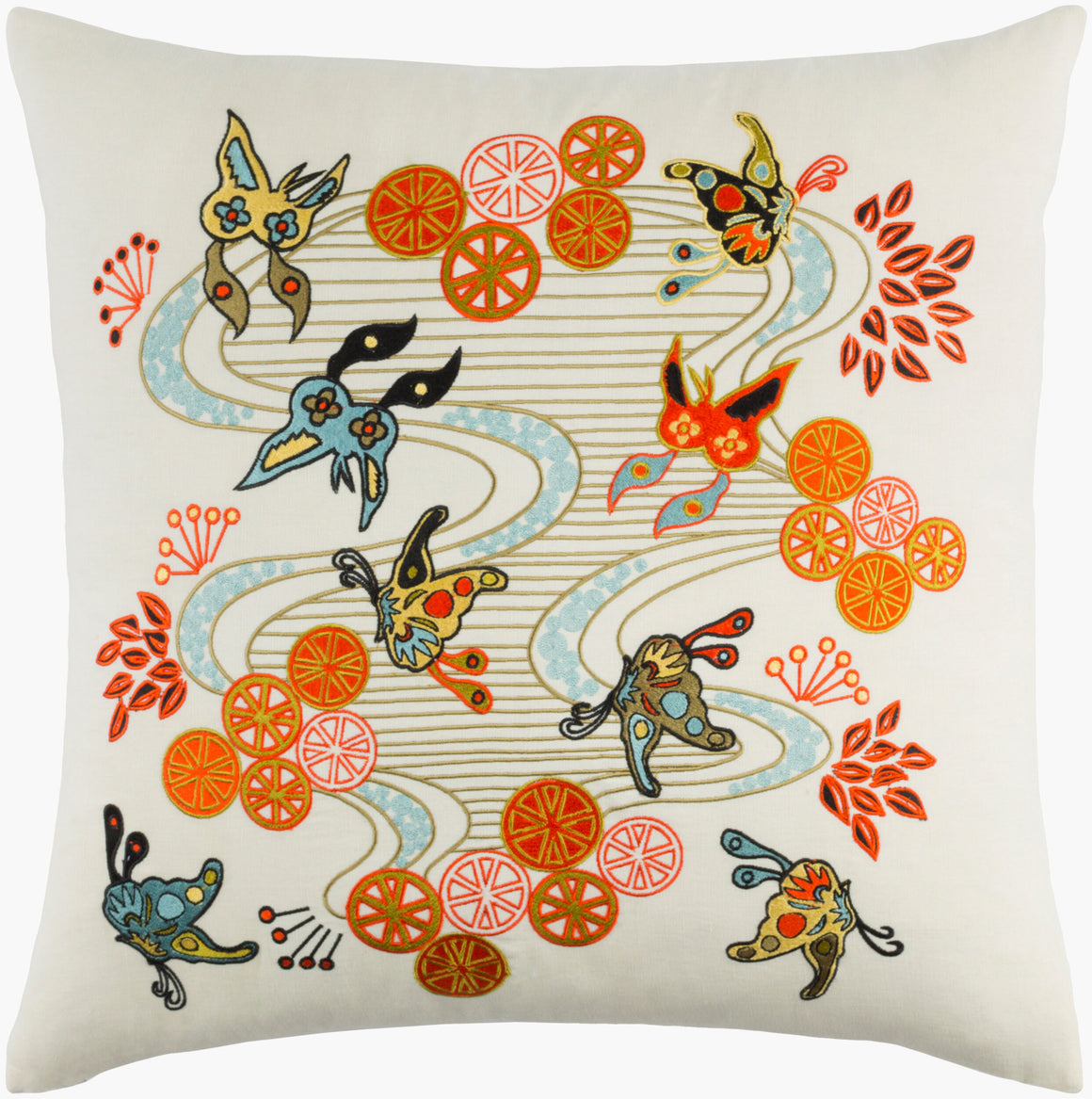 Surya Chinese River CI-001 Accent Pillow