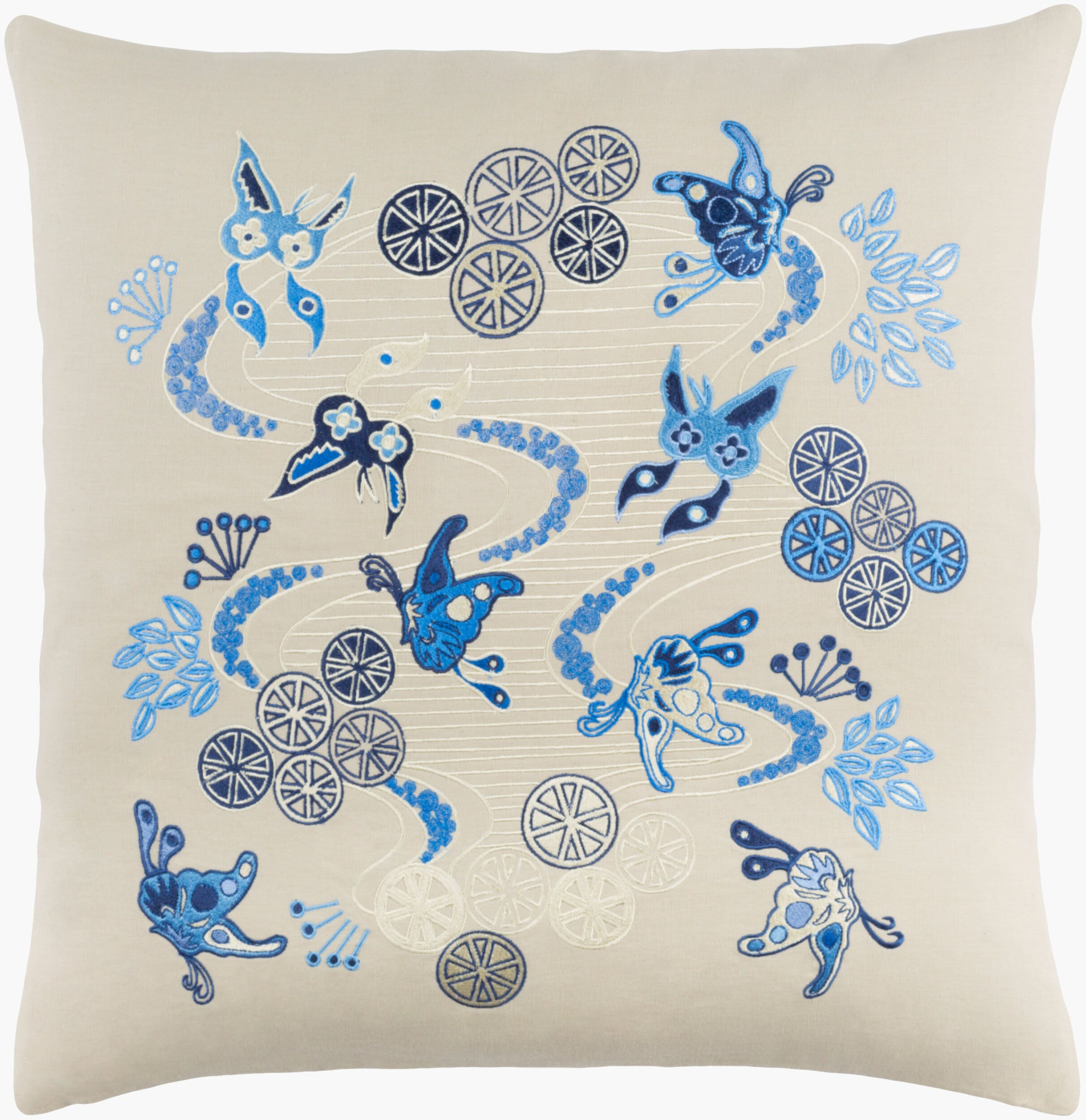 Surya Chinese River CI-003 Accent Pillow
