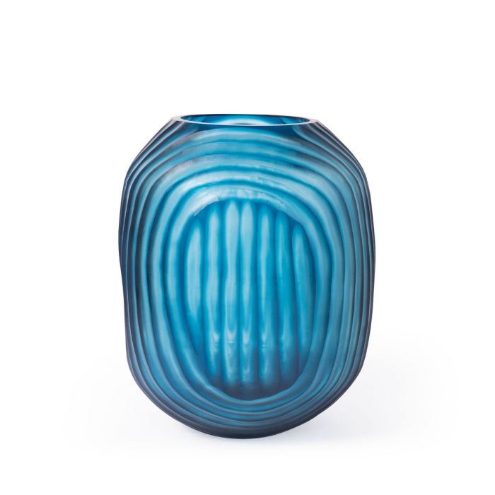 Circle Large Vase, Frost Blue | Circle Collection | Villa & House
