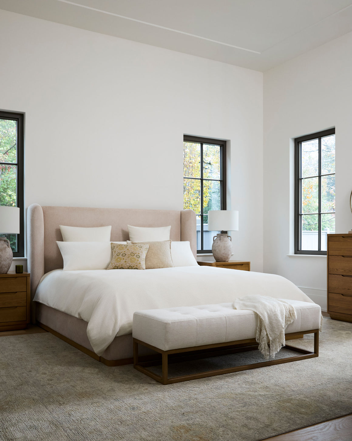 Surya Covina COVI-001 Upholstered Bed