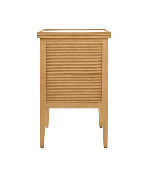Santos Sea Sand Chest with Glass Top