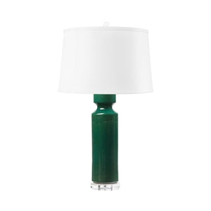 Corinth Lamp Without Shade, Emerald Green | Corinth Collection | Villa & House