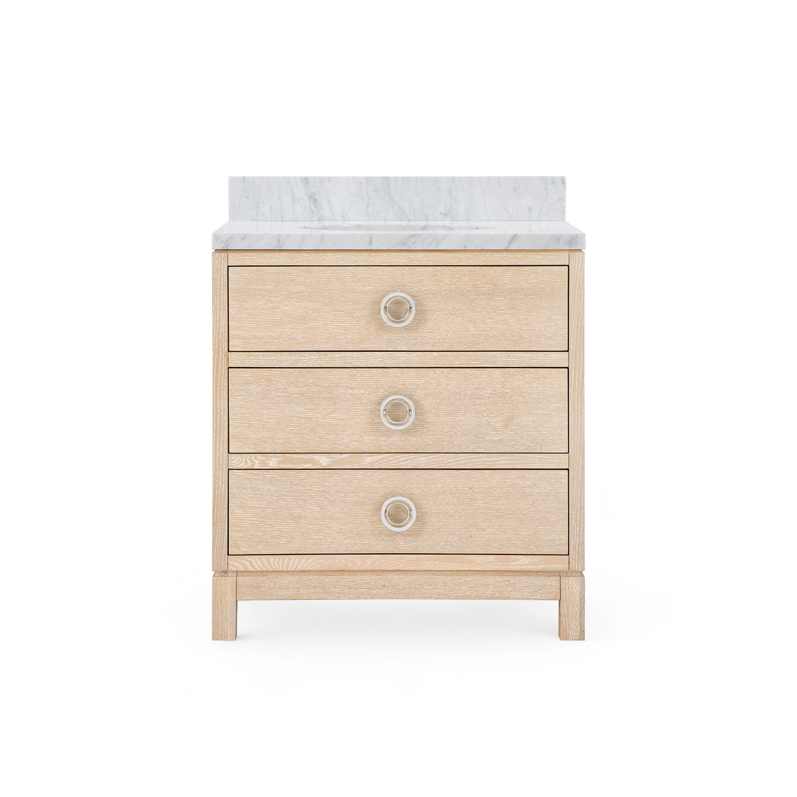 Caspian 2-Drawer Cabinet with 30" Marble Vanity TOP ONLY - Sand | Caspian Collection | Villa & House
