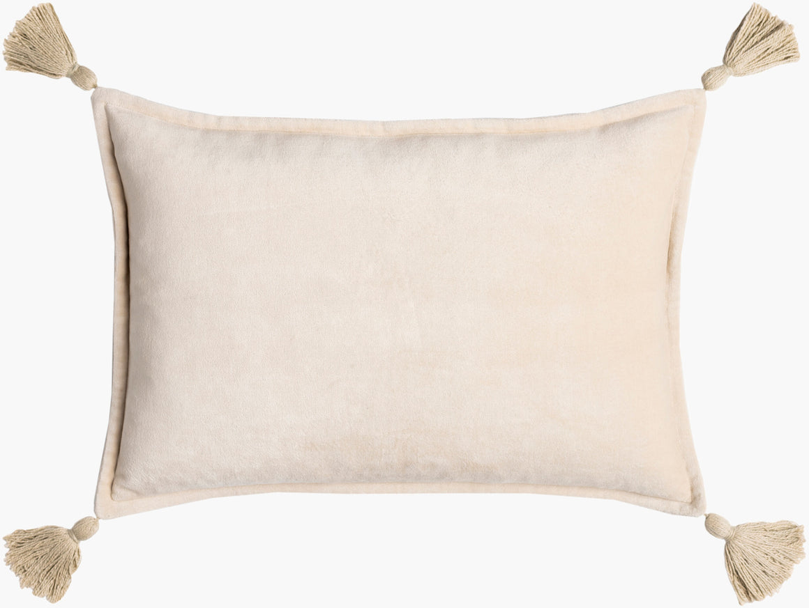 Surya Cotton Velvet CV-049 Lumbar Pillow