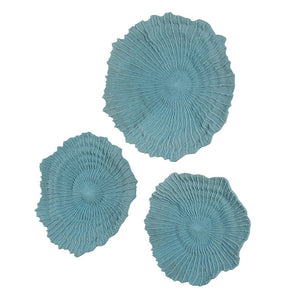 Uttermost Ocean Gems Blue Wall Decor Set/3