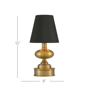 Galavant Brass Cordless Table Lamp