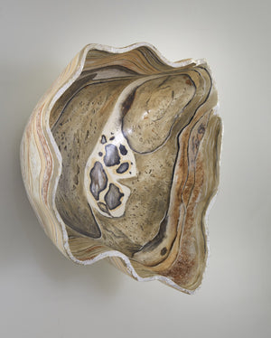 Cast Wall Onyx Bowl, Faux Finish, SM