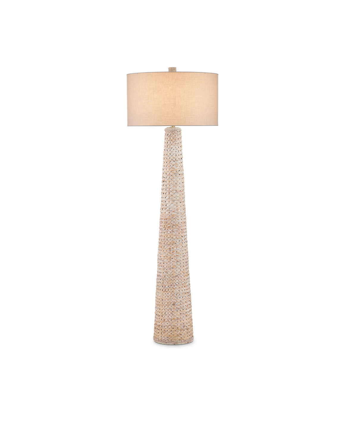 Birdsong Whitewash Floor Lamp