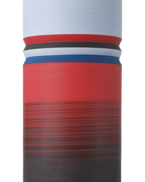 Happy 80's Black, Blue, Red & Orange Vase Set of 3