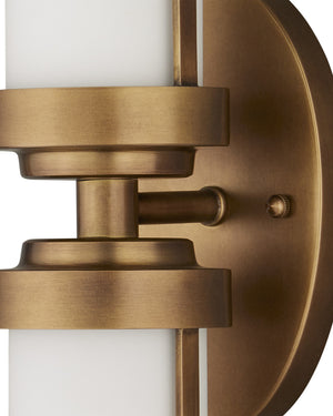 Bowland Brass Bath Wall Sconce