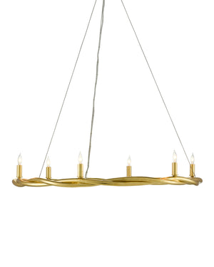 Soliloquy Gold Chandelier