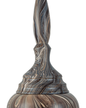 Marbleized Tall Turret Box
