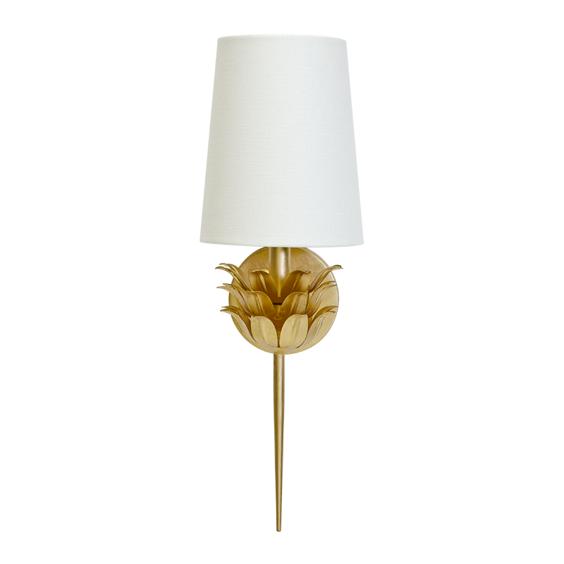 Delilah Gold Leaf One Arm Scone