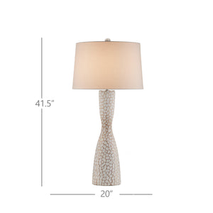 Edwell Whitewash Table Lamp