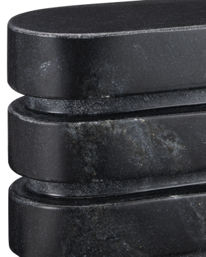 Bheslana Marble Black Object Set of 2