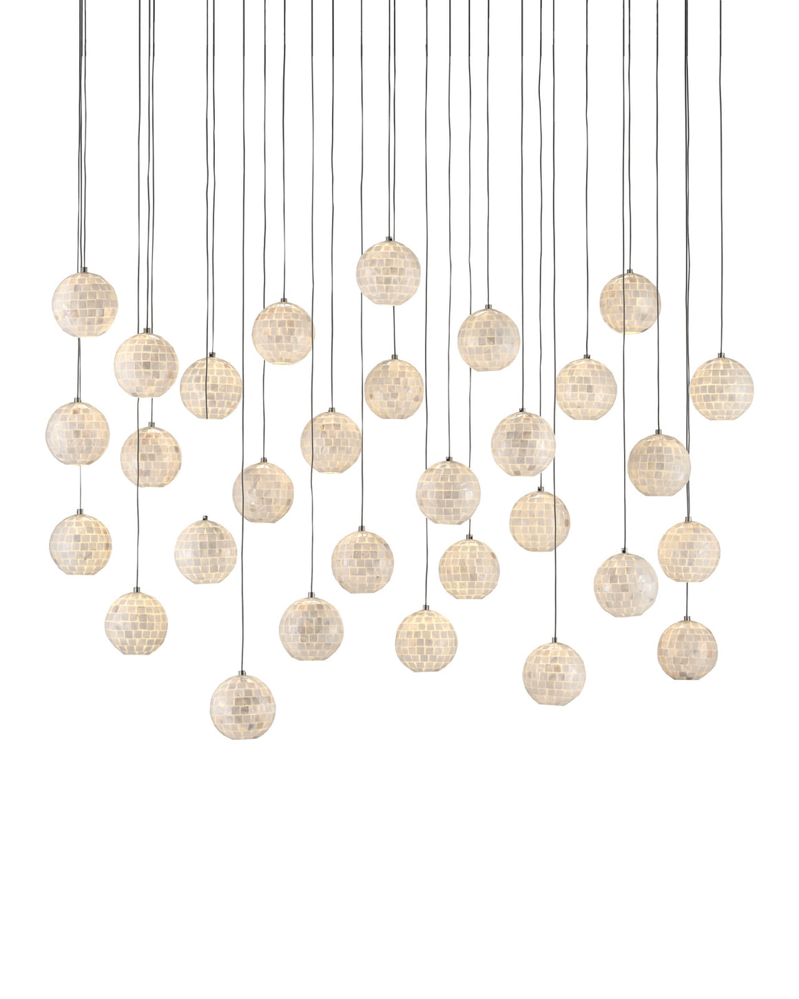 Finhorn 30-Light Linear Multi-Drop Pendant