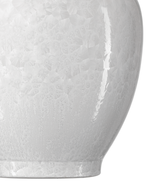 Crystalline White Vase