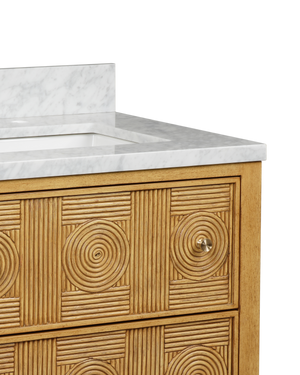 Santos 28" Sea Sand Vanity with Rectangular Undermount Sink