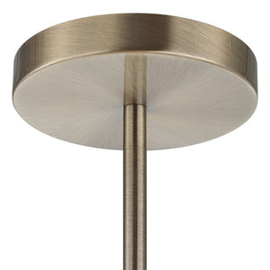 Uttermost Huch 1 Light White Glass Pendant