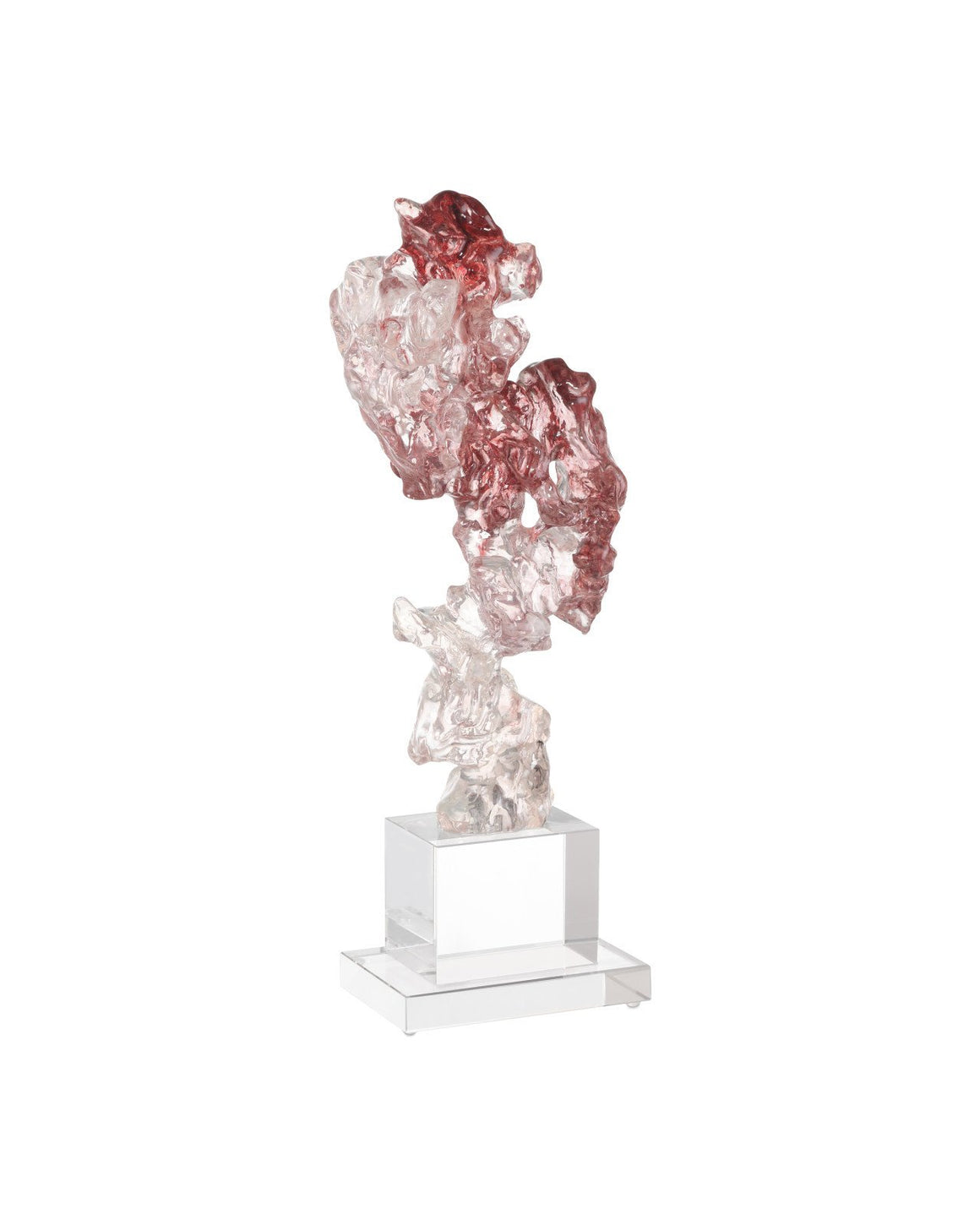 Faux Rock Crystal Large Sculpture
