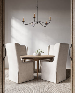 Saxon Small Black Chandelier