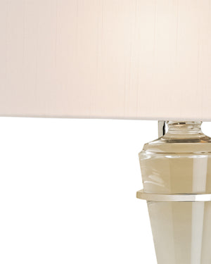 Larsen Nickel Wall Sconce - White Shade