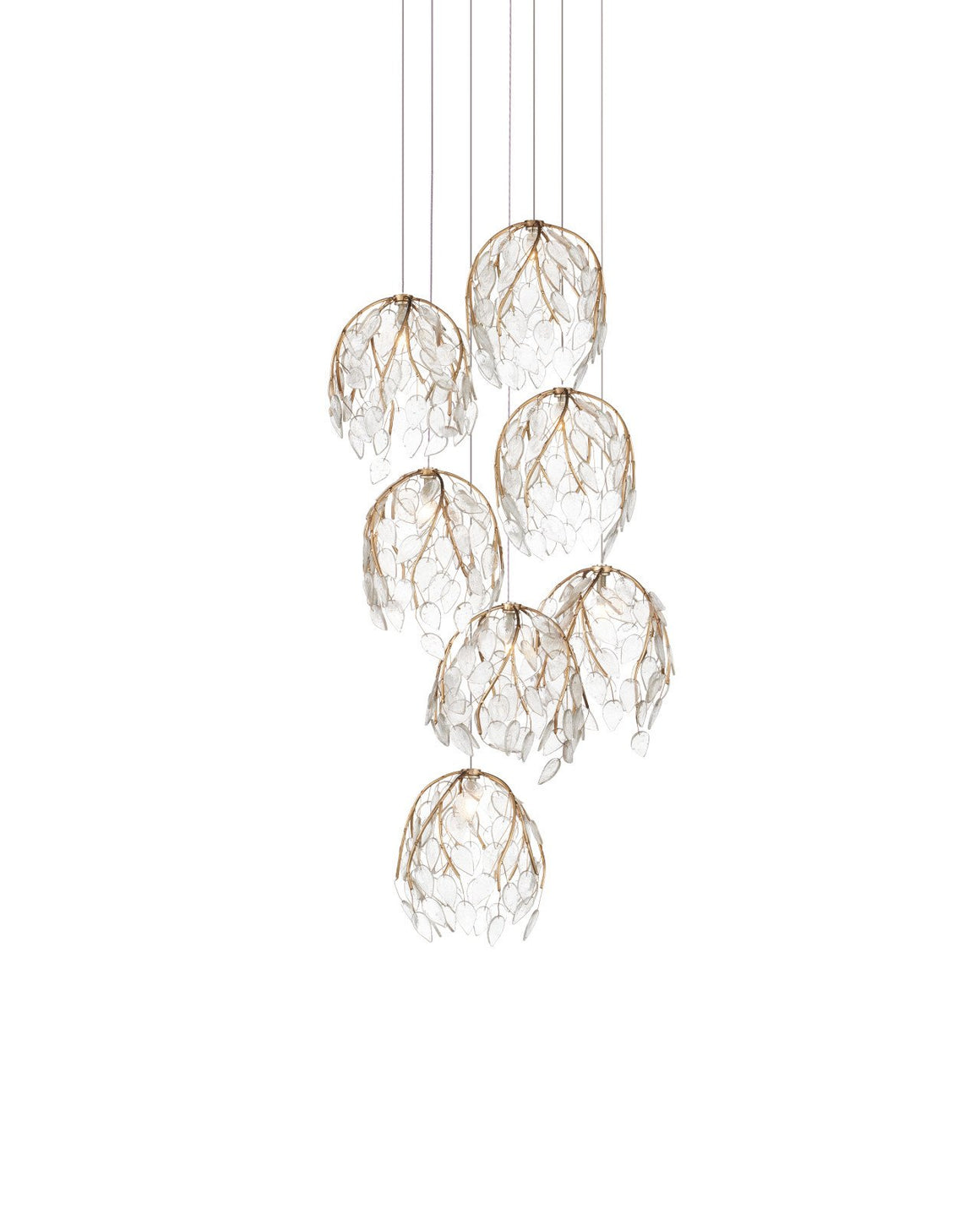 Banyan 7-Light Round Multi-Drop Pendant