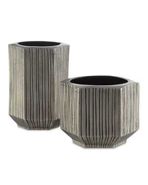 Bavi Large Silver Vase