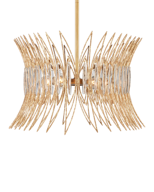 Marquise Oval Gold Chandelier
