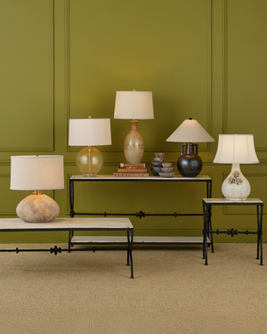 Zebulon Round Table Lamp
