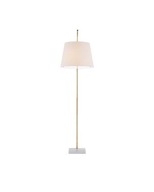 Cloister Large Brass Floor Lamp