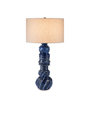 Undersea Dark Blue Table Lamp