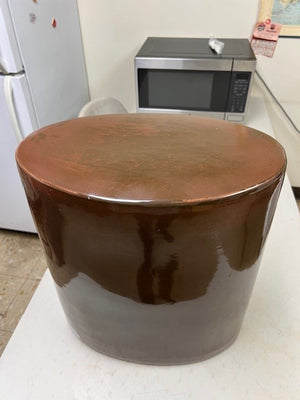 Oval Garden Stool/Table - Copper