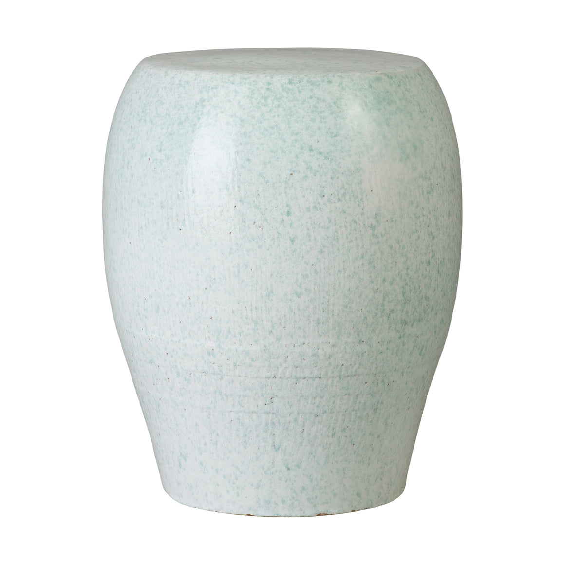 Seiji Garden Stool/Table with a Coastal Splash Glaze