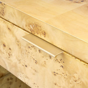 Emil 1-Drawer Side Table, Burl | Emil Collection | Villa & House