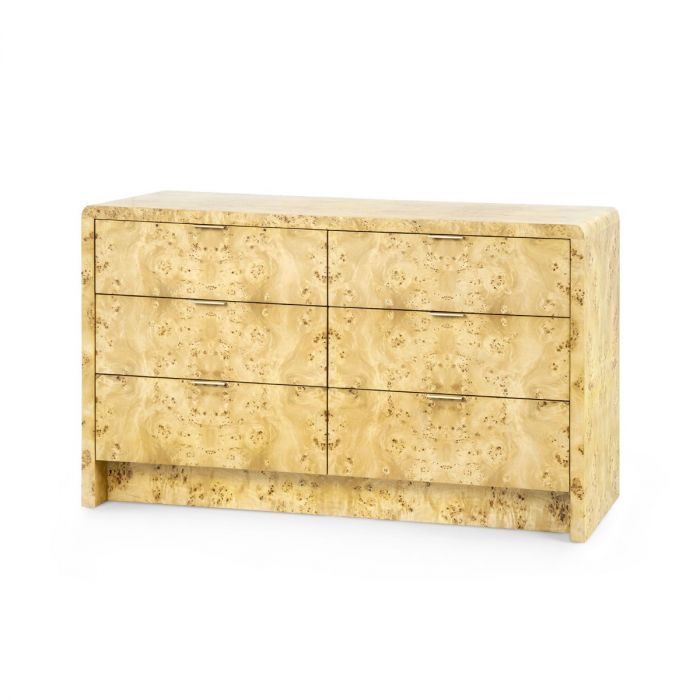 Emil 6-Drawer, Burl | Emil Collection | Villa & House