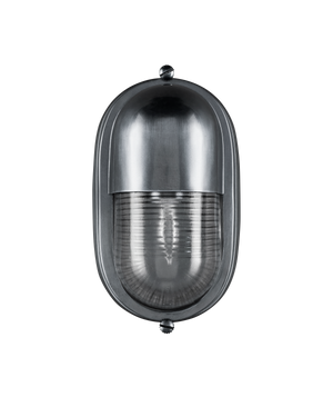 Maritime Silver Outdoor Wall Sconce