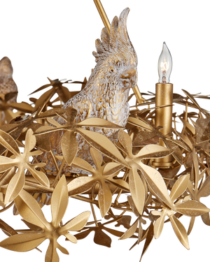 Aviary Gold Ring Chandelier