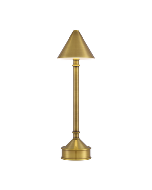 Traipse Brass Cordless Table Lamp